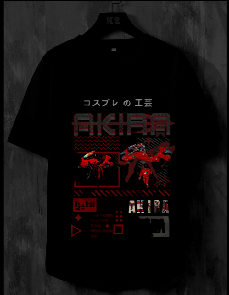 Akira Mecha Flux Neo Tokyo Oversized 240 GSM Tee / Sweatshirt