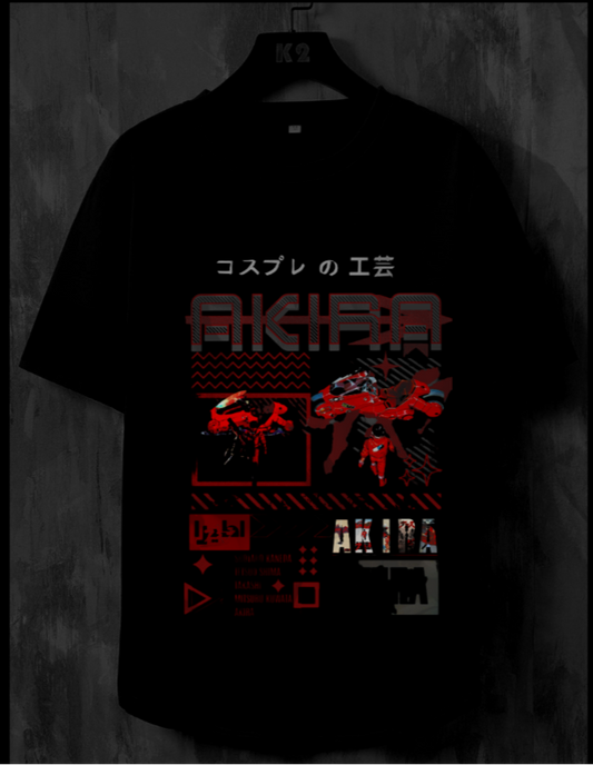 Akira Mecha Flux Neo Tokyo Oversized 240 GSM Tee / Sweatshirt
