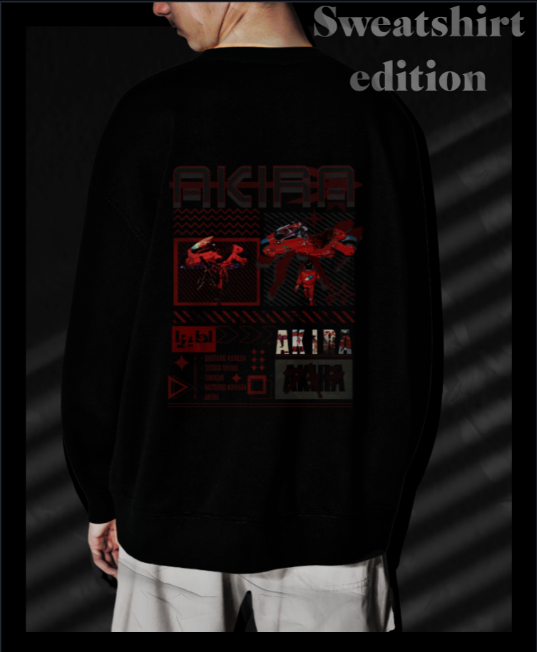 Akira Mecha Flux Neo Tokyo Oversized 240 GSM Tee / Sweatshirt