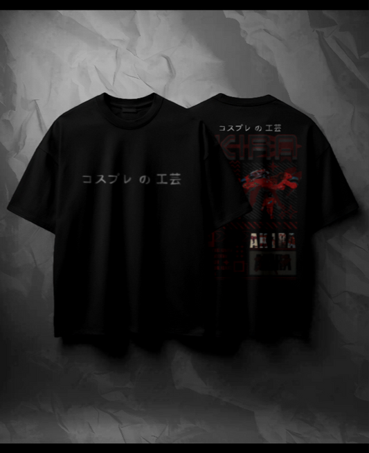 Akira Mecha Flux Neo Tokyo Oversized 240 GSM Tee / Sweatshirt