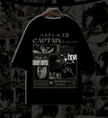 CAPTAIN LEVI - Ackerman's Wrath - Oversized 240 GSM Tee