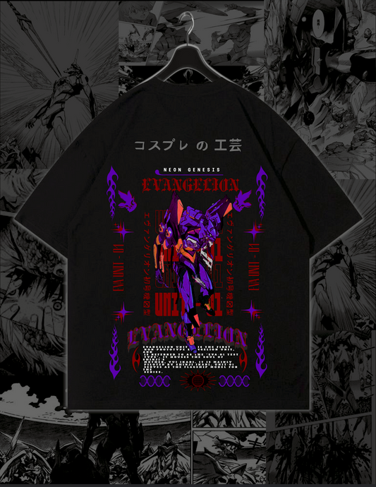 EVA UNIT-01 - "AWAKENING" - Premium Oversized [240 GSM] Tee