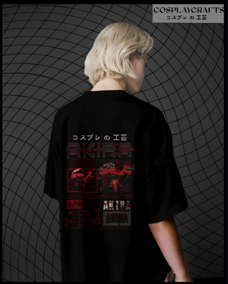 AKIRA -  MECHA FLUX NEO TOKYO - Oversized 240 GSM Tee