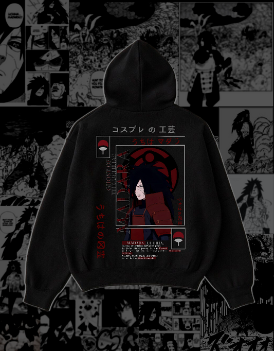 MADARA UCHIHA - "GHOST OF THE UCHIHAS" - Premium Oversized [240 GSM] HOODIE